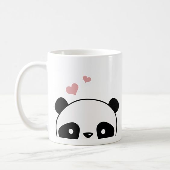 Cute Panda Coffee Mugs - White